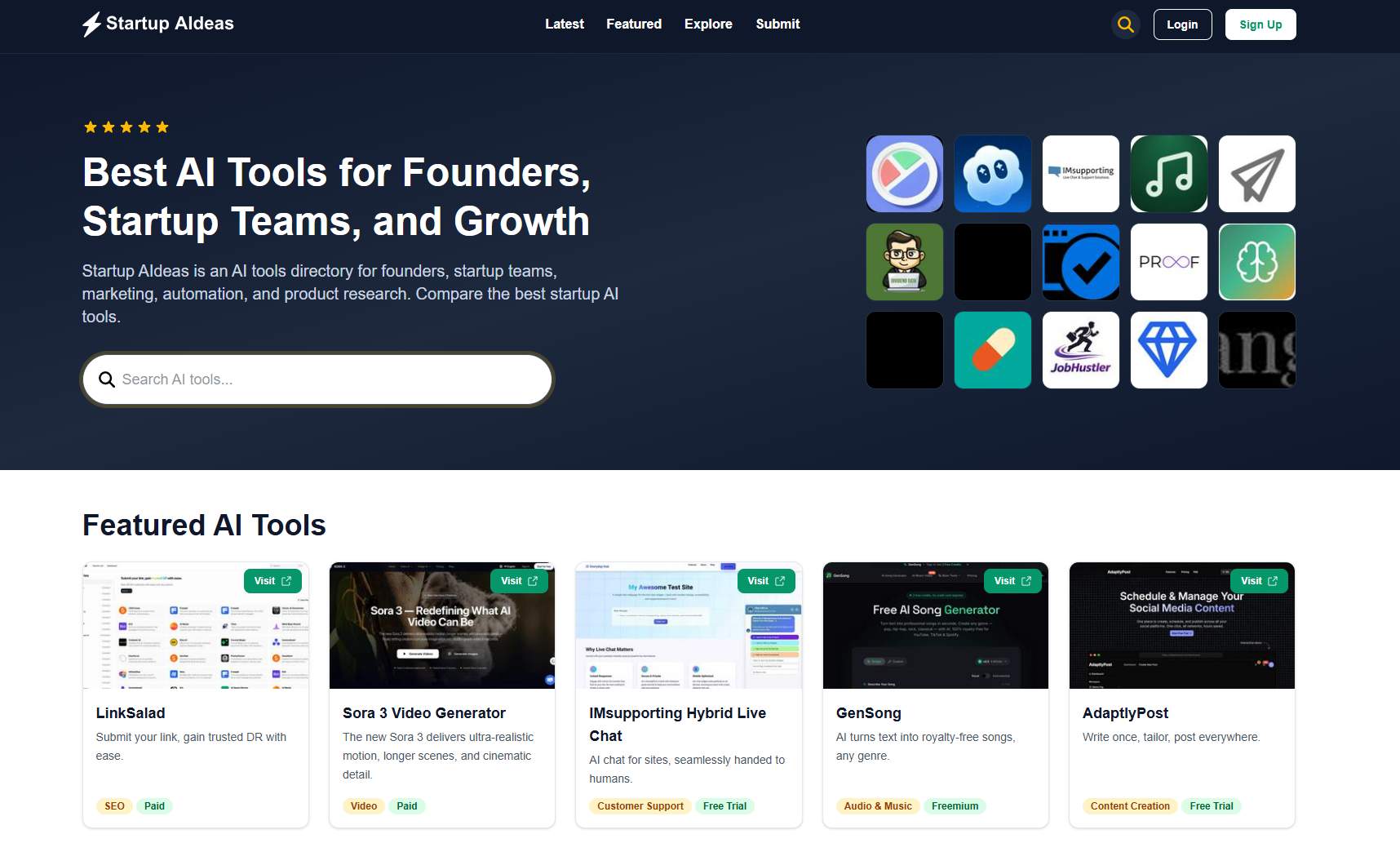 Startup AIdeas screenshot 1