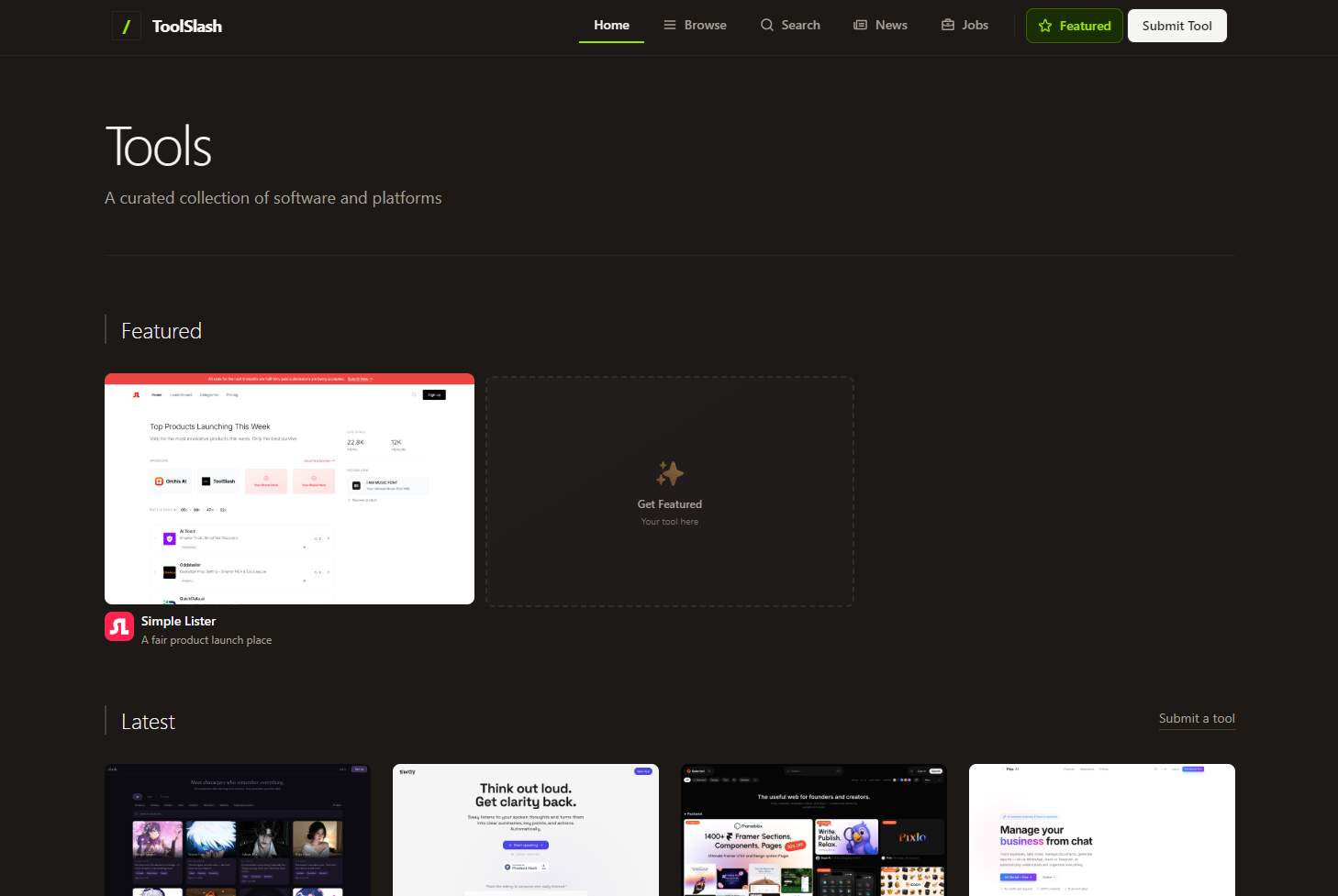 ToolSlash screenshot 1