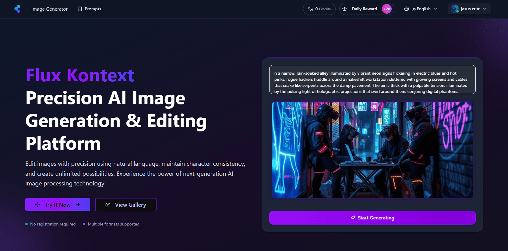 Flux Kontext AI screenshot 1