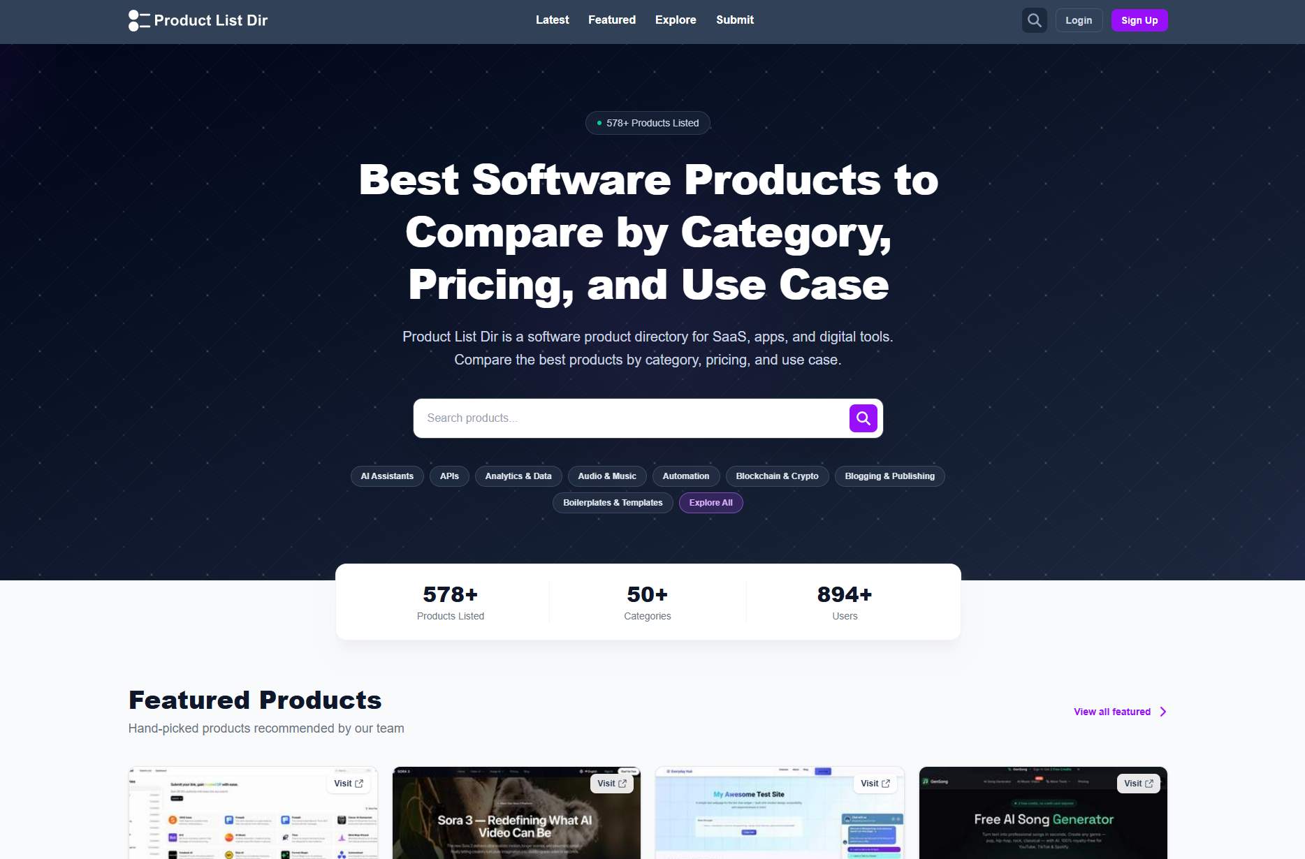 Product List Dir screenshot 1
