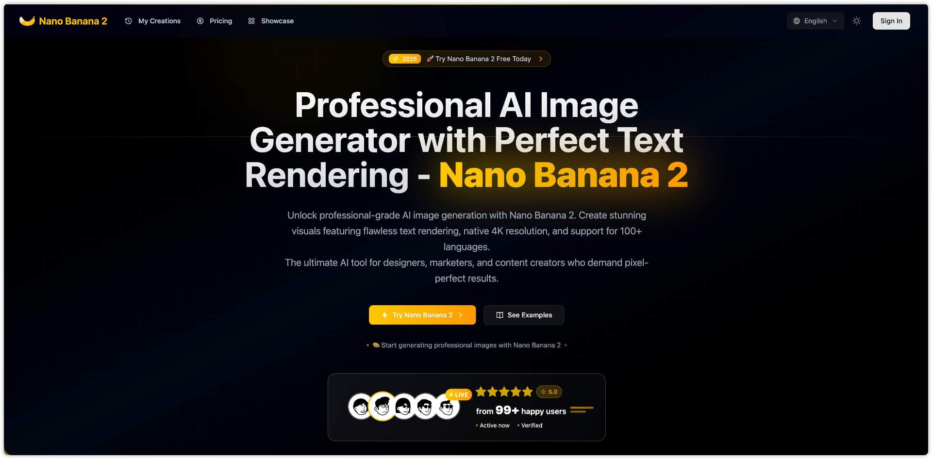 Nano Banana 2 Org screenshot 1