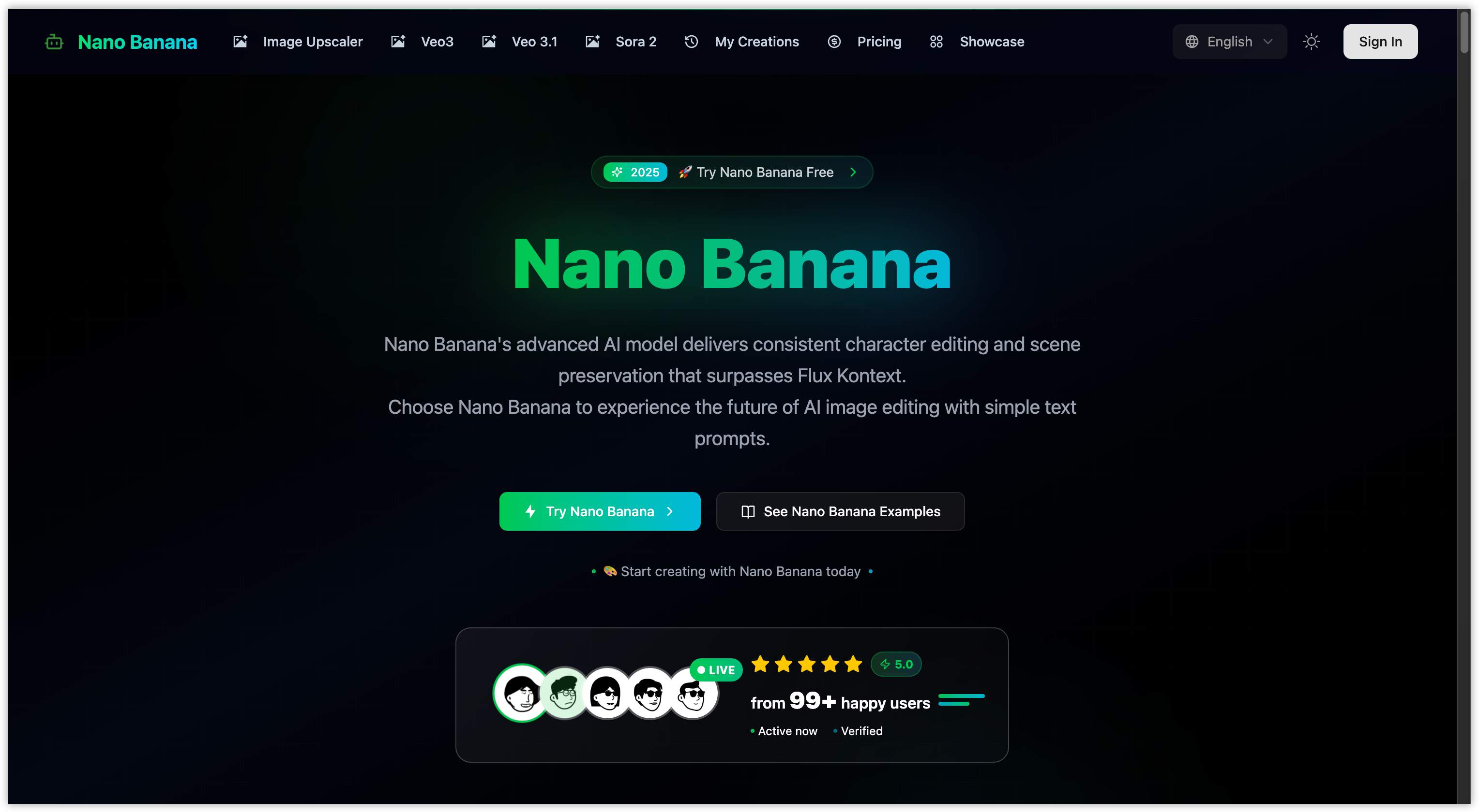 Nano Banana screenshot 1