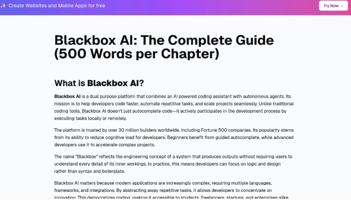 Blackbox AI Free: The Complete Guide screenshot 1