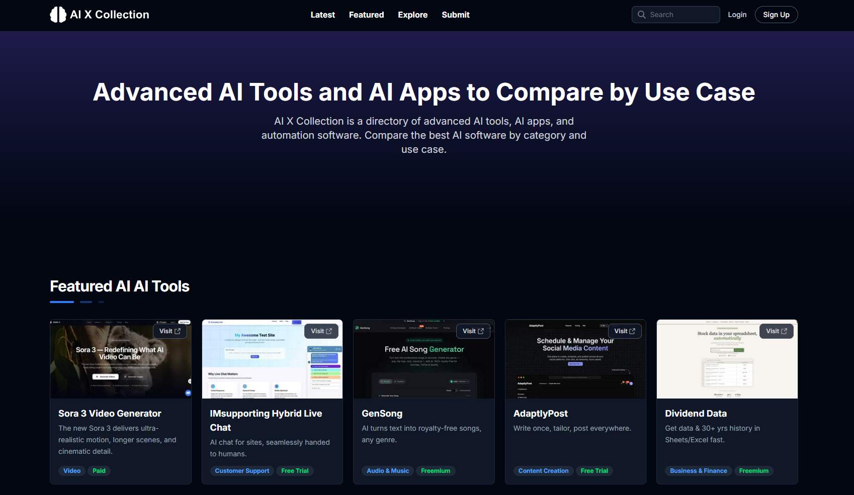 AI X Collection screenshot 1