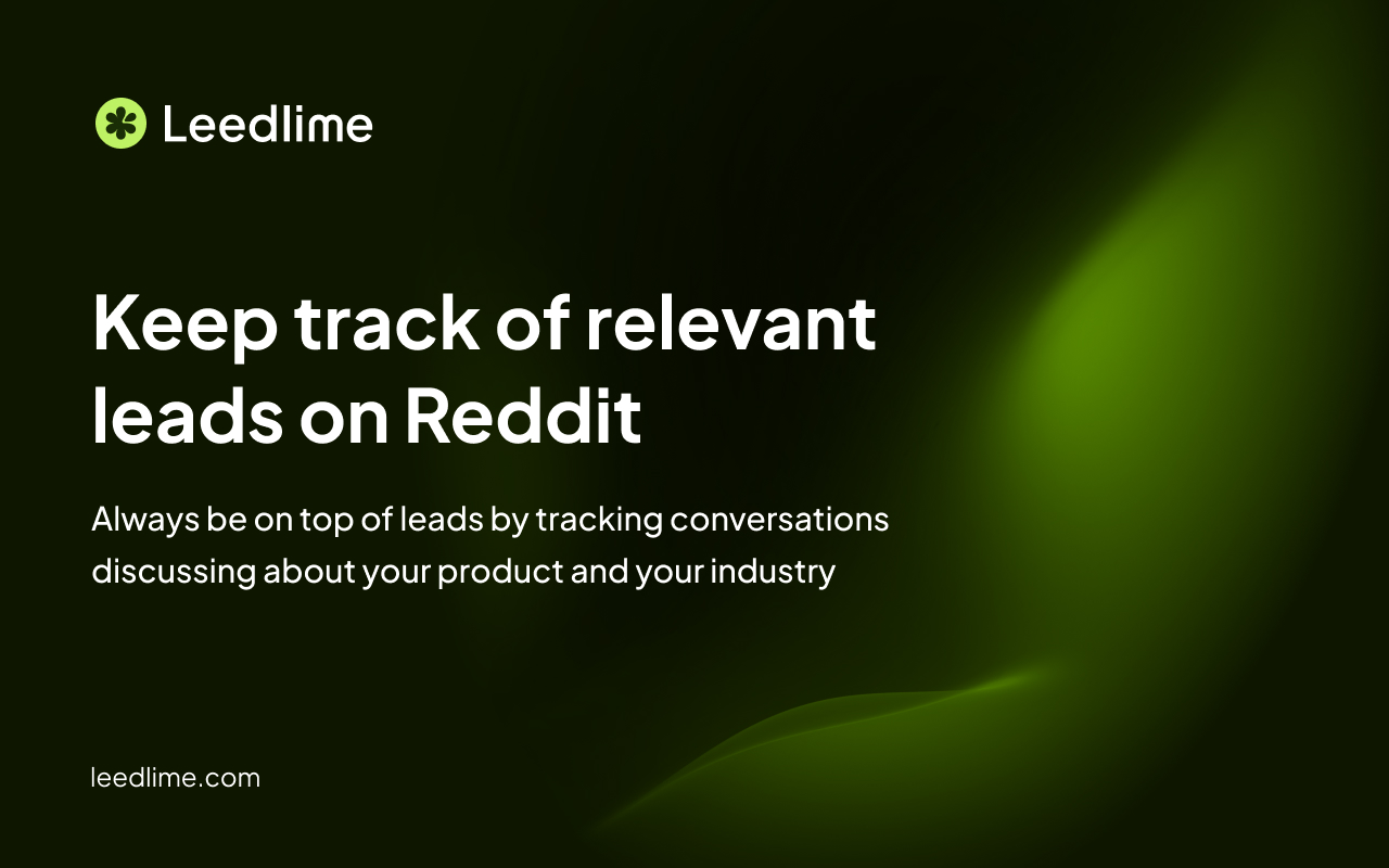 Leedlime | Find Leads from Reddit screenshot 1