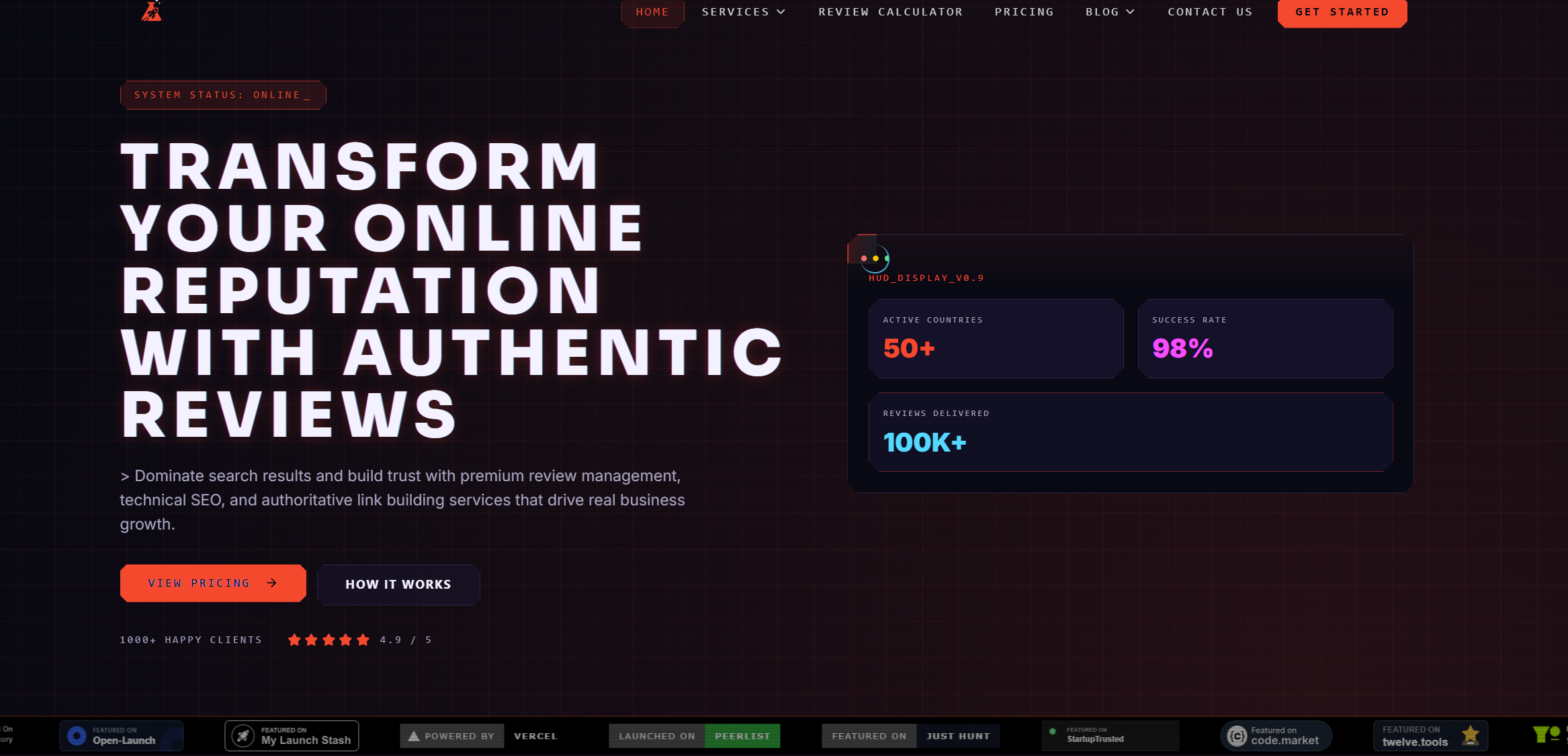 Orderboosts screenshot 1