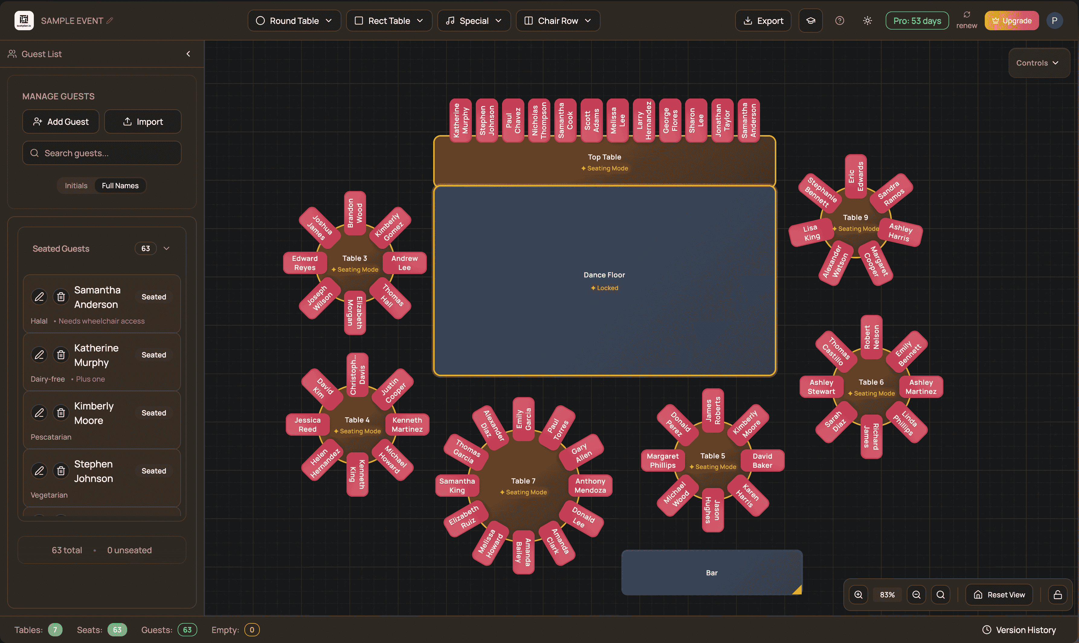 SeatPlan.io screenshot 1