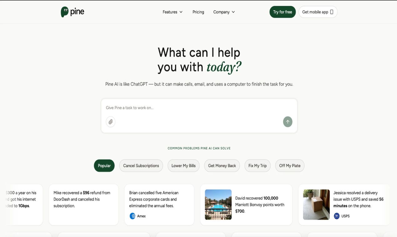 Pine AI screenshot 1