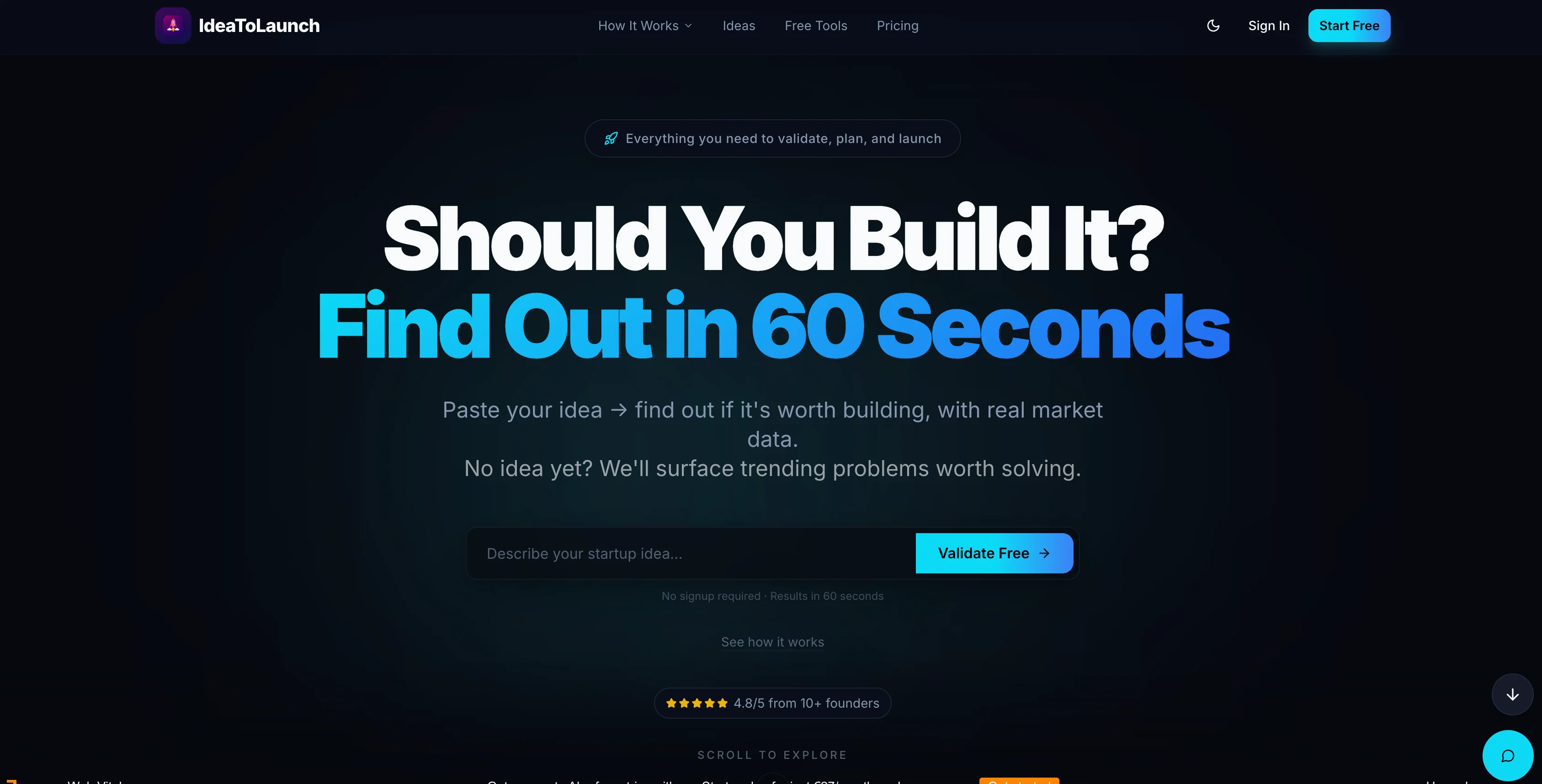 IdeaToLaunch screenshot 1