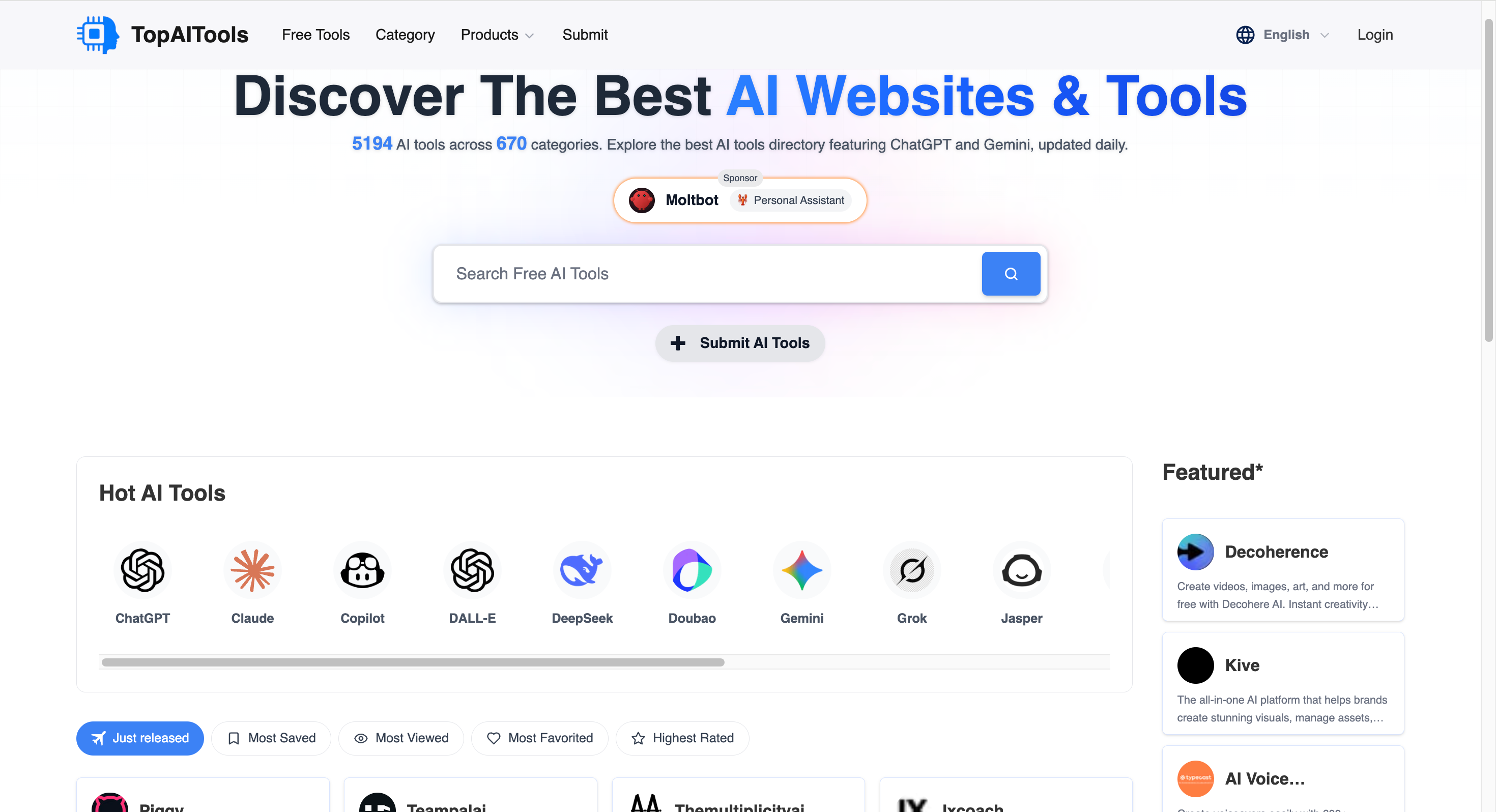 Top AI Tools Review screenshot 1
