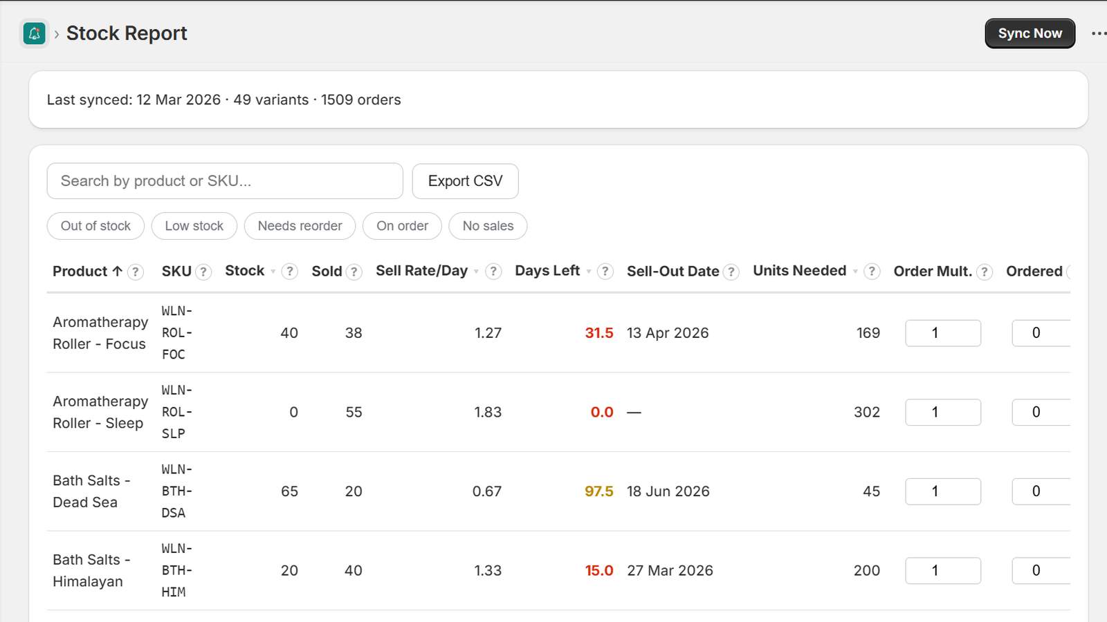 Alertr: Inventory Management screenshot 1