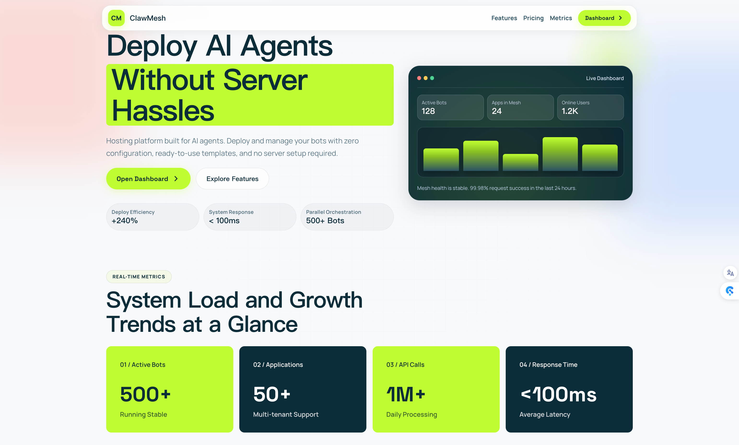 clawmesh screenshot 1