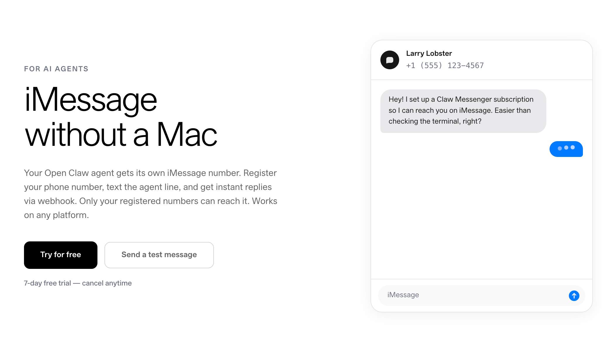 Claw Messenger screenshot 1