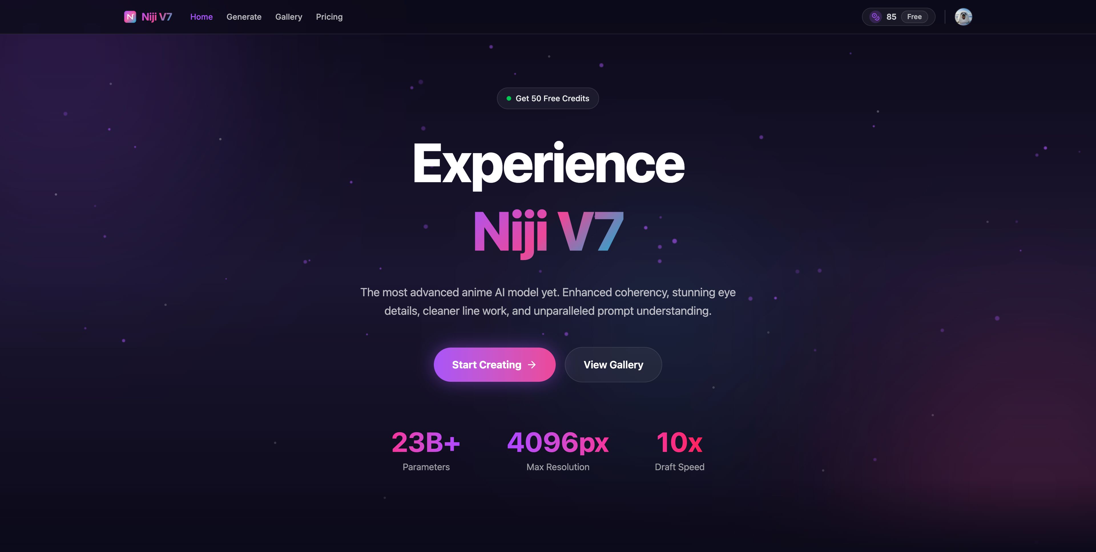 Niji V7 screenshot 1