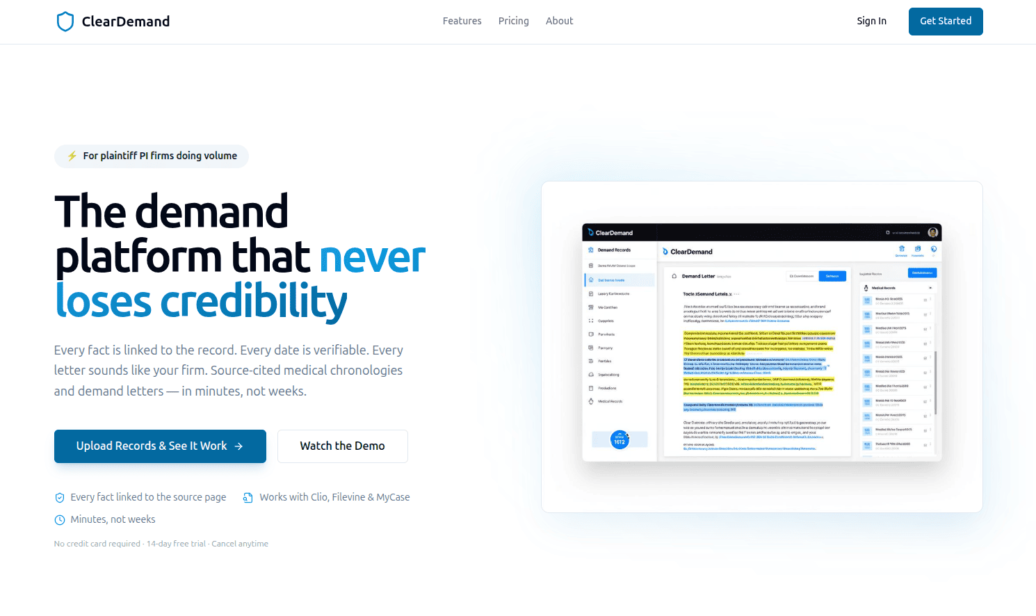 ClearDemand screenshot 1