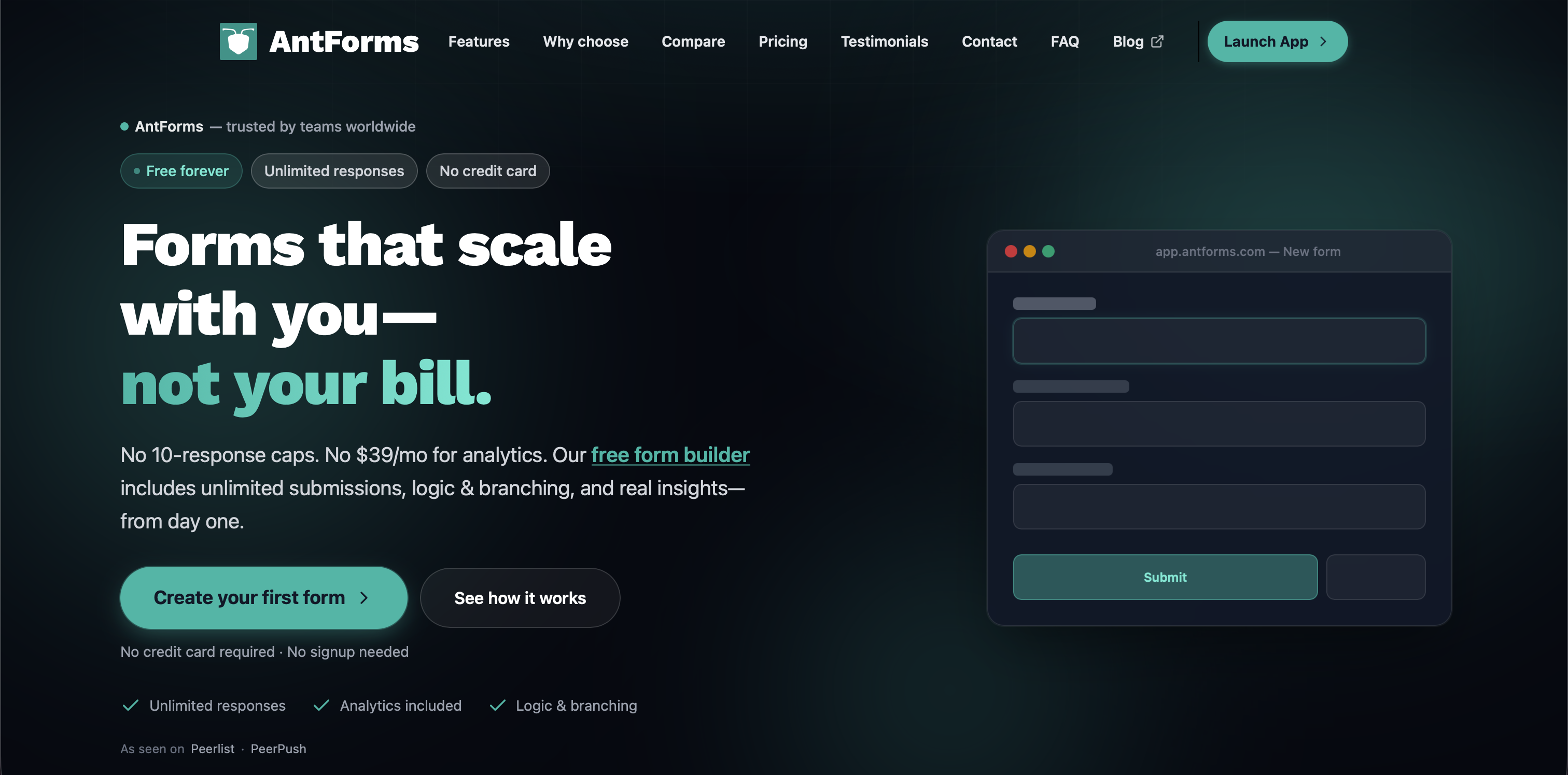 AntForms screenshot 1