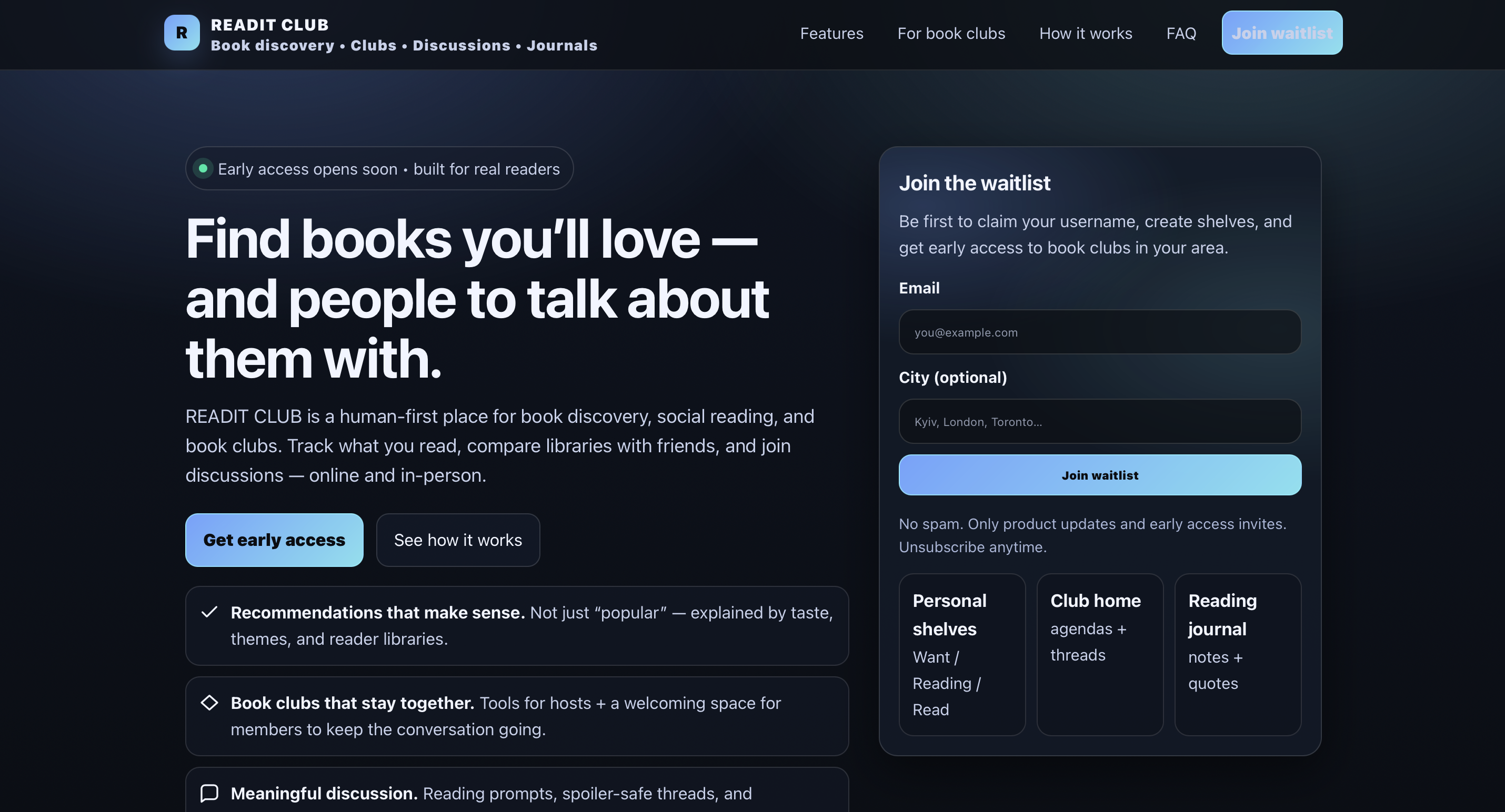 ReadIt Club screenshot 1