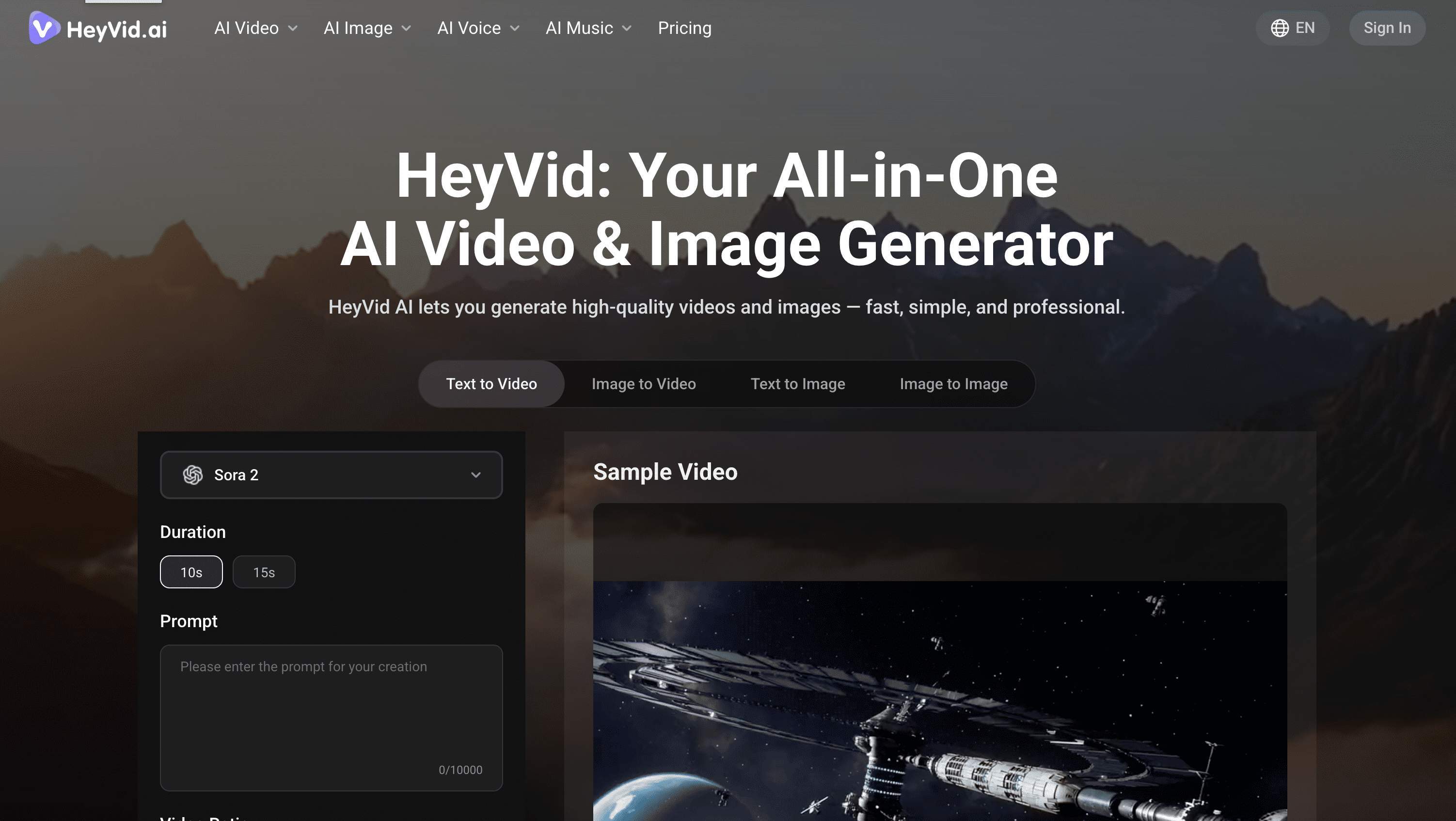 HeyVid screenshot 1