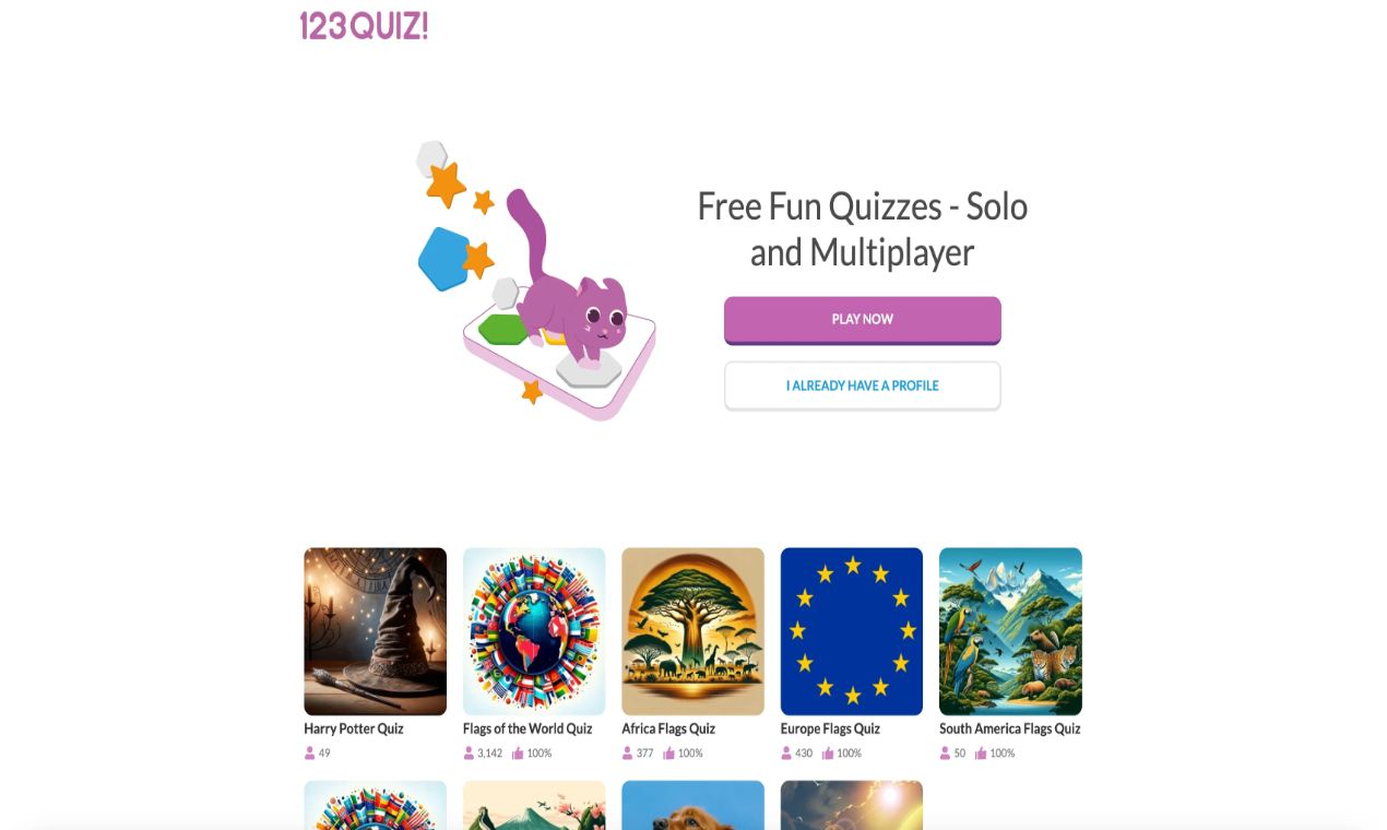 123QUIZ! screenshot 1