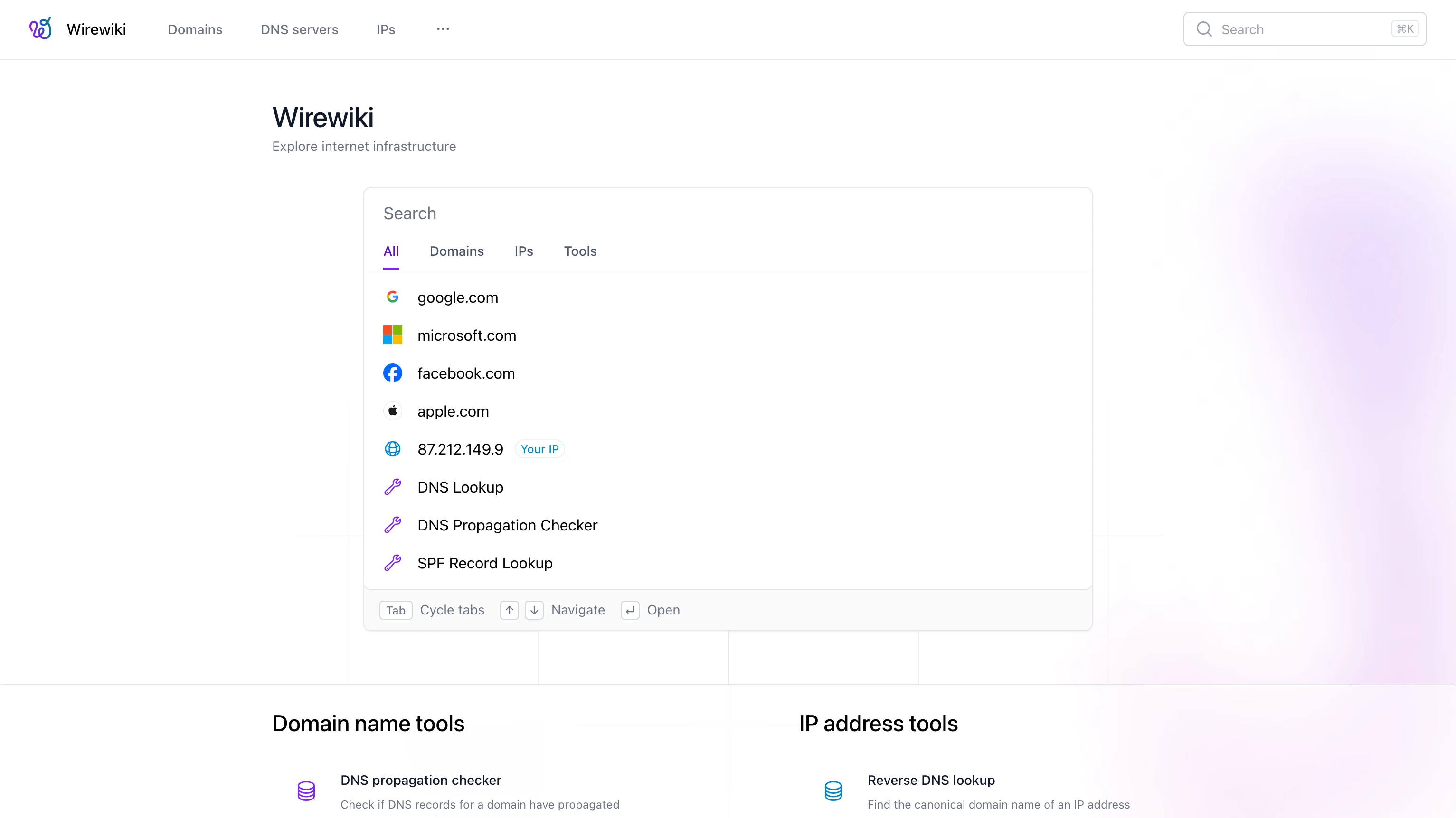 Wirewiki screenshot 1