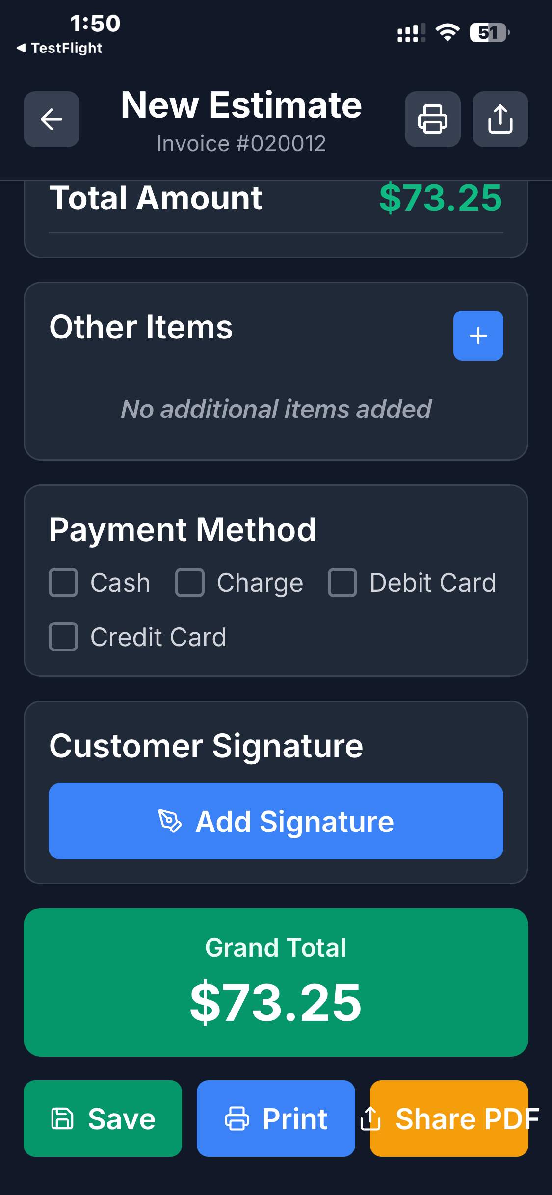 Scan2Estimate screenshot 1
