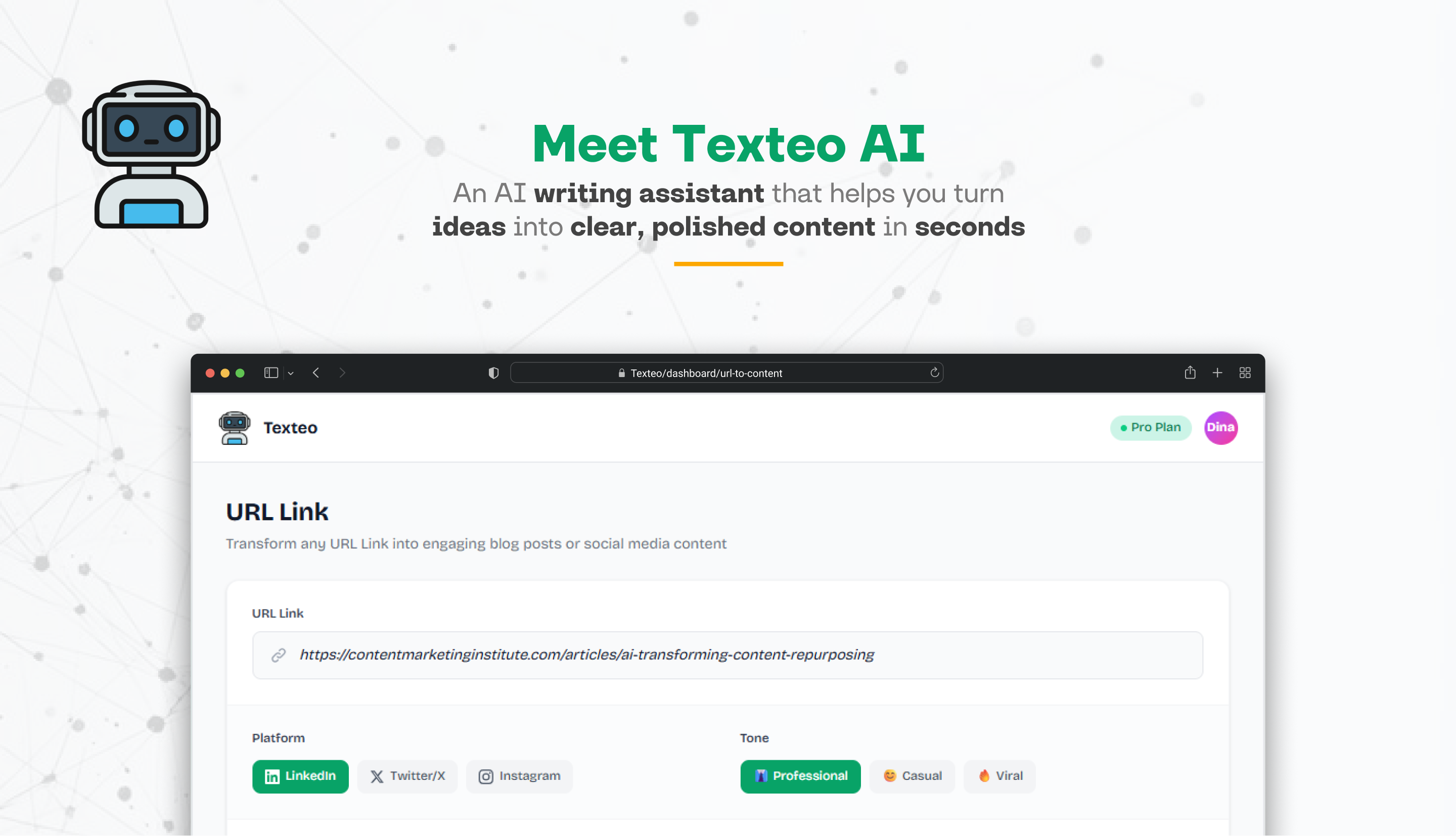 Texteo screenshot 1