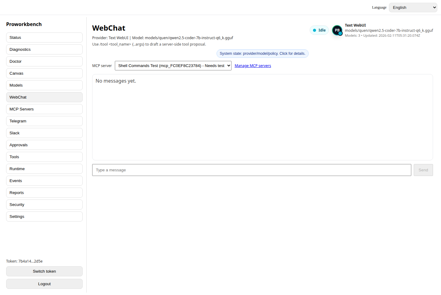 Proworkbench screenshot 1