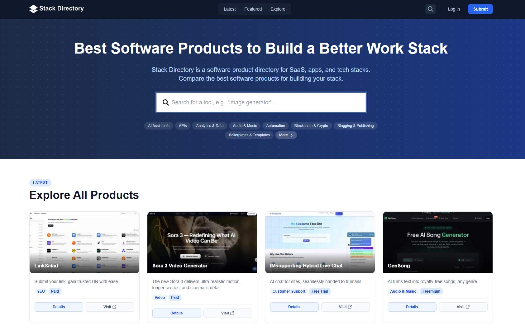 Stack Directory screenshot 1