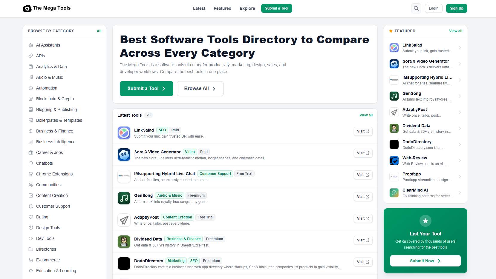 The Mega Tools screenshot 1