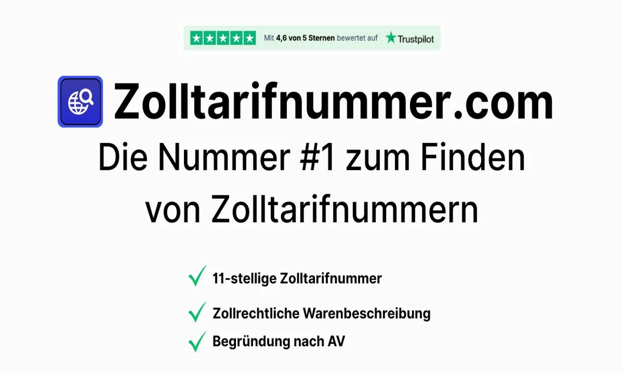 Zolltarifnummer screenshot 1