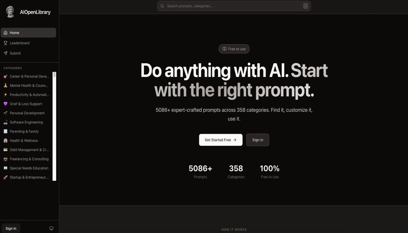 AI Open Library screenshot 1